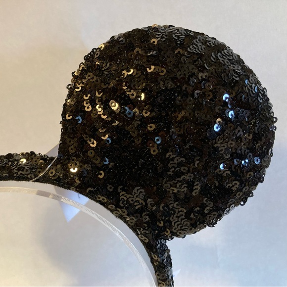 Disney Mickey Mouse Black Sequin Ears Headband NWT - Picture 3 of 10